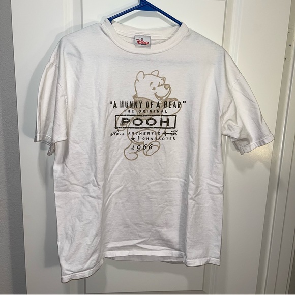 Vintage 90s Disney Winnie The Pooh Cartoon Graphic Tee no size tag tag 21”X 25” - Picture 2 of 8